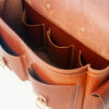 Premium Leather Briefcase for pilots and barristers. interior