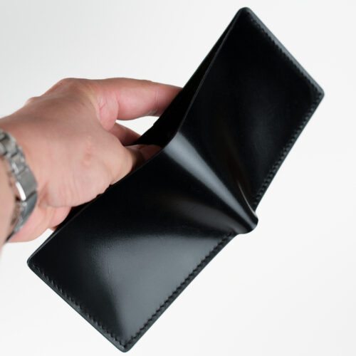 Shell Cordovan Wallet, Black